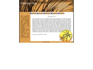 Orange Sun