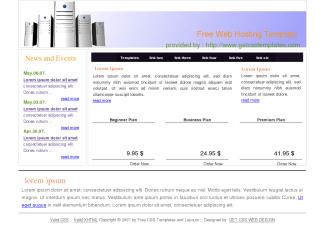 Web Hosting Template