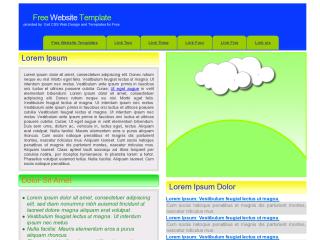 Free CSS XHTML Template