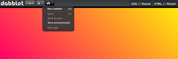 Dabblet screenshot